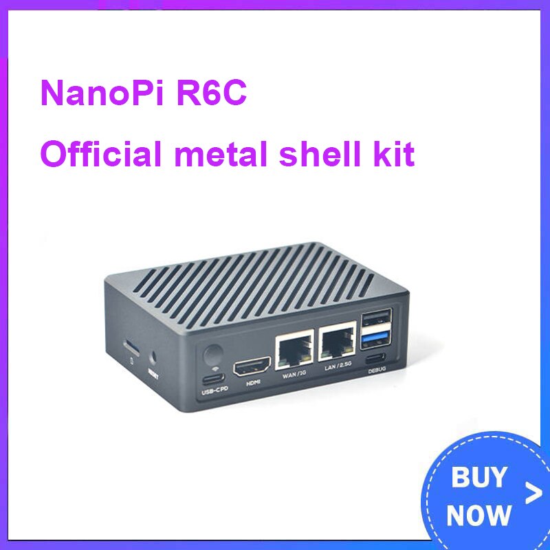 NanoPi R6C   , 2.5G ⰡƮ RK3588S, 8 + 32GB SSD Ȯ